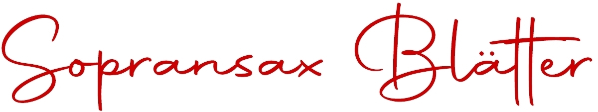 Blätter für Sopran-Saxophon