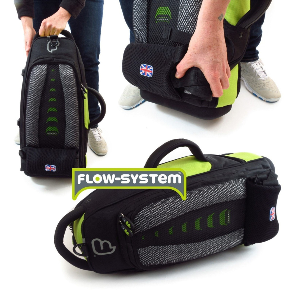 Fusion Bags PW 02 L Tenorsaxophon black lime