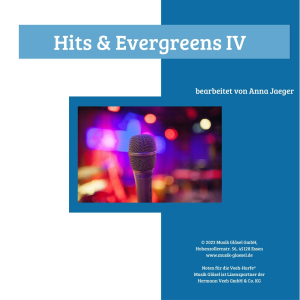 Hits und Evergreens 4 -  für Standard Veeh-Harfen mit 25 Saiten 