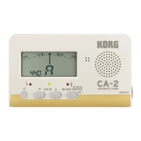 Korg CA2 Stimmgerät chromatisch