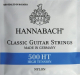 Hannabach 500 high Saitensatz | Konzertgitarre