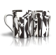 Tasse Jazz schwarz/weiss