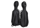 Leonardo  Celloetui | Cellokasten | Cellokoffer  4/4 schwarz mit Rollen 5,5kg