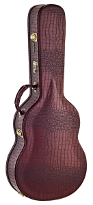 Ortega OCCPRO Croco brown für Arch Top