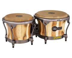 MEINL Percussion Artist Series Bongo Diego Galé, True Skin Calf Heads 7" + 8 1/2" Natural