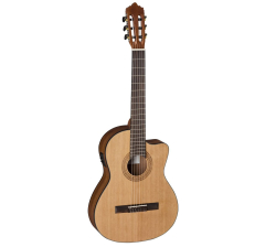 La Mancha Rubinito CM 63cm Zeder | Mahagoni | Pickup Konzertgitarre 