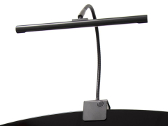 Boston Leuchte schwarz LED für Tasteninstrumente