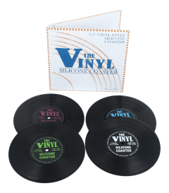 Untersetzer Vinyl Schallplatten
