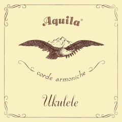 Aquila 5U Nylgut soprano ukulele string set low G-tuning, G-C-E-A (wound G)
