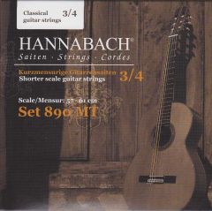 Hannabach 890 Shortscale Saitensatz | Konzertgitarre