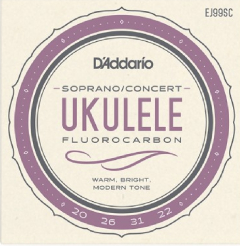 Daddario EJ99SC Saitensatz | Ukulele | Sopran | Konzert
