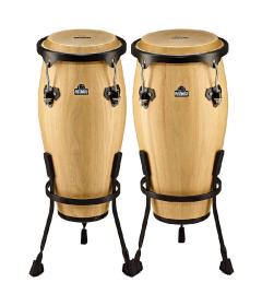 Nino 89NT Congas Set mit Ständern