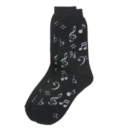 Socken "Musik Zeichen" Größe 37-40