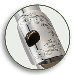 AZUMI AZS2RE-L Flora Concert Limited Edition – Querflöte mit Lasergravur