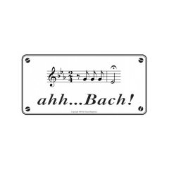 Aufkleber  ahh...Bach