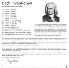 WIMAMU Mappe "Bach Inventionen" 