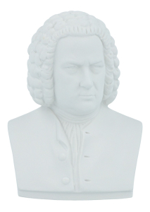 Komponisten-Büsten aus Porzellan ca. 12 cm hoch Bach