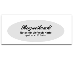 Notenfee Mappe Bergweihnacht