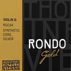 Thomastik Rondo Gold Violine D-Saite Synthetik | Silber