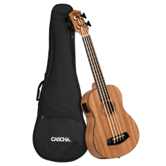 Cascha Ukulele Bass Mahagoni