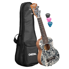 Cascha Sopran Ukulele Art Series Sketch