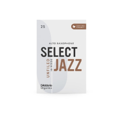 Daddario Organic Select Jazz unfiled Alt Saxophon Schachtel mit 10 Blättern