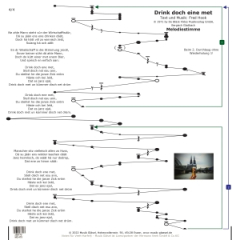 Drink doch eine met Melodie mit Begleittönen