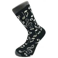 Socken "Musik Symbole" Größe 41-45