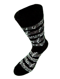 Socken "Notenzeile" Größe 41-45