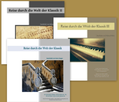 Reise durch die Welt der Klassik Set der Bände 1-3 für Standard Veeh-Harfen mit 25 Saiten