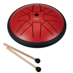 Sela Melody Tongue Drum 6“ F Minor Red