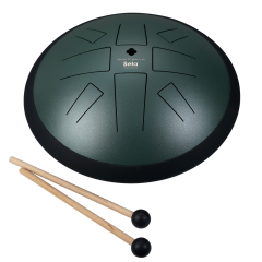 Sela Melody Tongue Drum 10“ C Golden Gate Dark Green