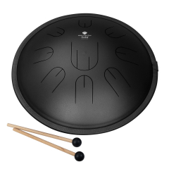 Sela Melody Tongue Drum 14" D Kurd Black