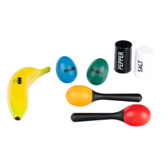 NINO Percussion Shaker Set für Kinder - 7 teilig