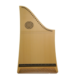 Veeh-Harfe Standard seidenmatt "Perle" mit Fuss Modell 21011