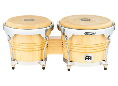 MEINL Percussion Wood Bongo 6 3/4" Macho & 8" Hembra - Natural