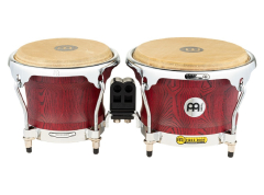 MEINL Percussion Wood Bongo Vintage Red 7" MACHO & 8 1/2" 