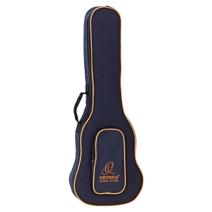 Ortega Economy Tasche Ukulele verschiedene Größen - schwarz/orange