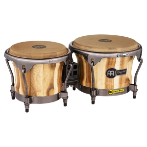 MEINL Percussion Artist Series Bongo Diego Galé, True Skin Calf Heads 7" + 8 1/2" Natural