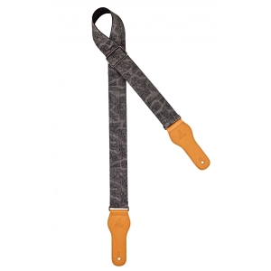 Ortega Gitarrengurt Baumwolle - OCS300 kohle