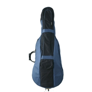 Bosse Cello Gig Bag | Cellohülle 10mm Polsterung schwarz | graublau