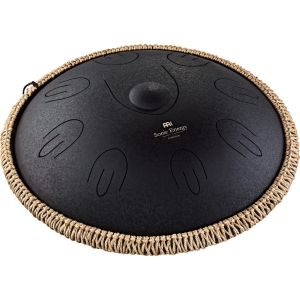 MEINL Sonic Energy Octave Steel Tongue Drum, Schwarz, D Kurd, 9 Töne, 16" / 40 cm