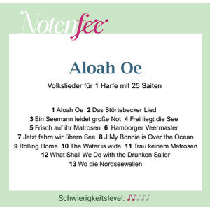 Notenfee Mappe Aloah Oe