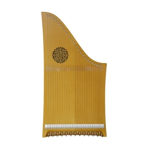 Veeh Harfe® Standard 21170 seidenmatt "Apfel" mit Rosette und Fuss