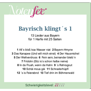Notenfee Mappe Bayrisch klingt's
