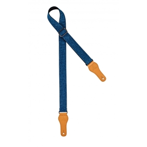 Ortega Baumwoll Ukulelengurt - Länge 1390mm blau