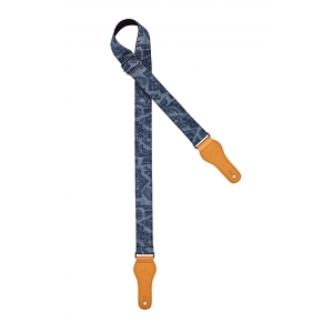 Ortega Denim Ukulelengurt - Länge 1390mm blau