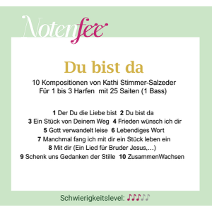 Notenfee Mappe Du bist da