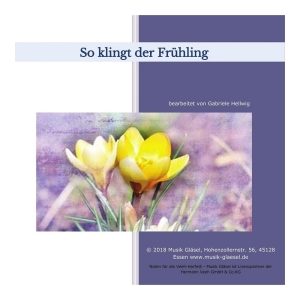 Musik Gläsel Mappe So klingt der Frühling