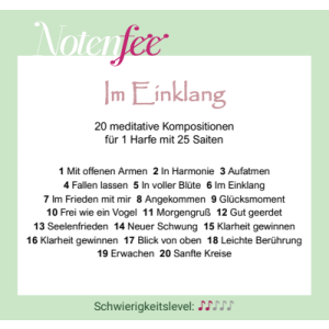 Notenfee Mappe Im Einklang